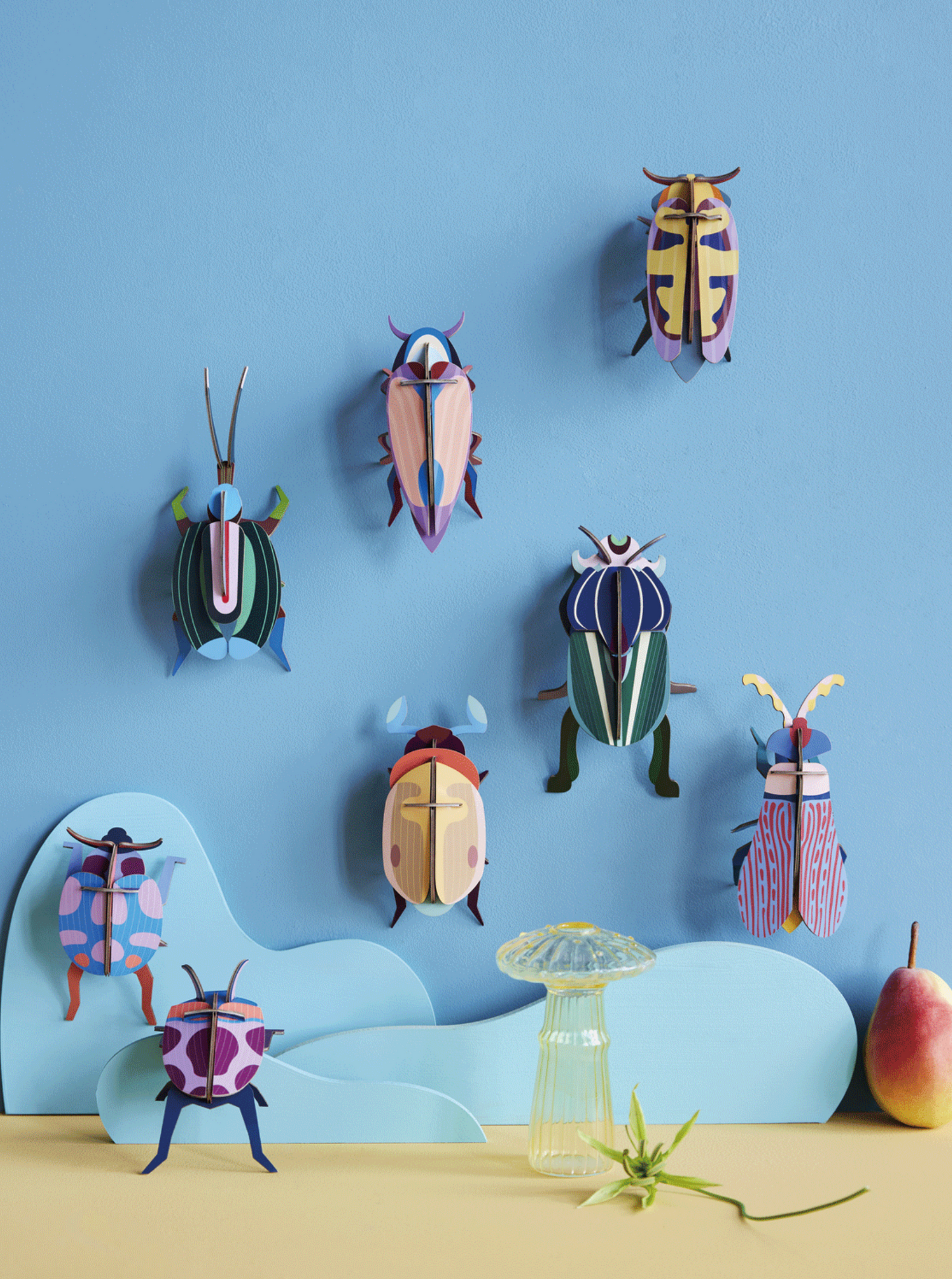 Escarabajos Multicolor Rosas y Azules