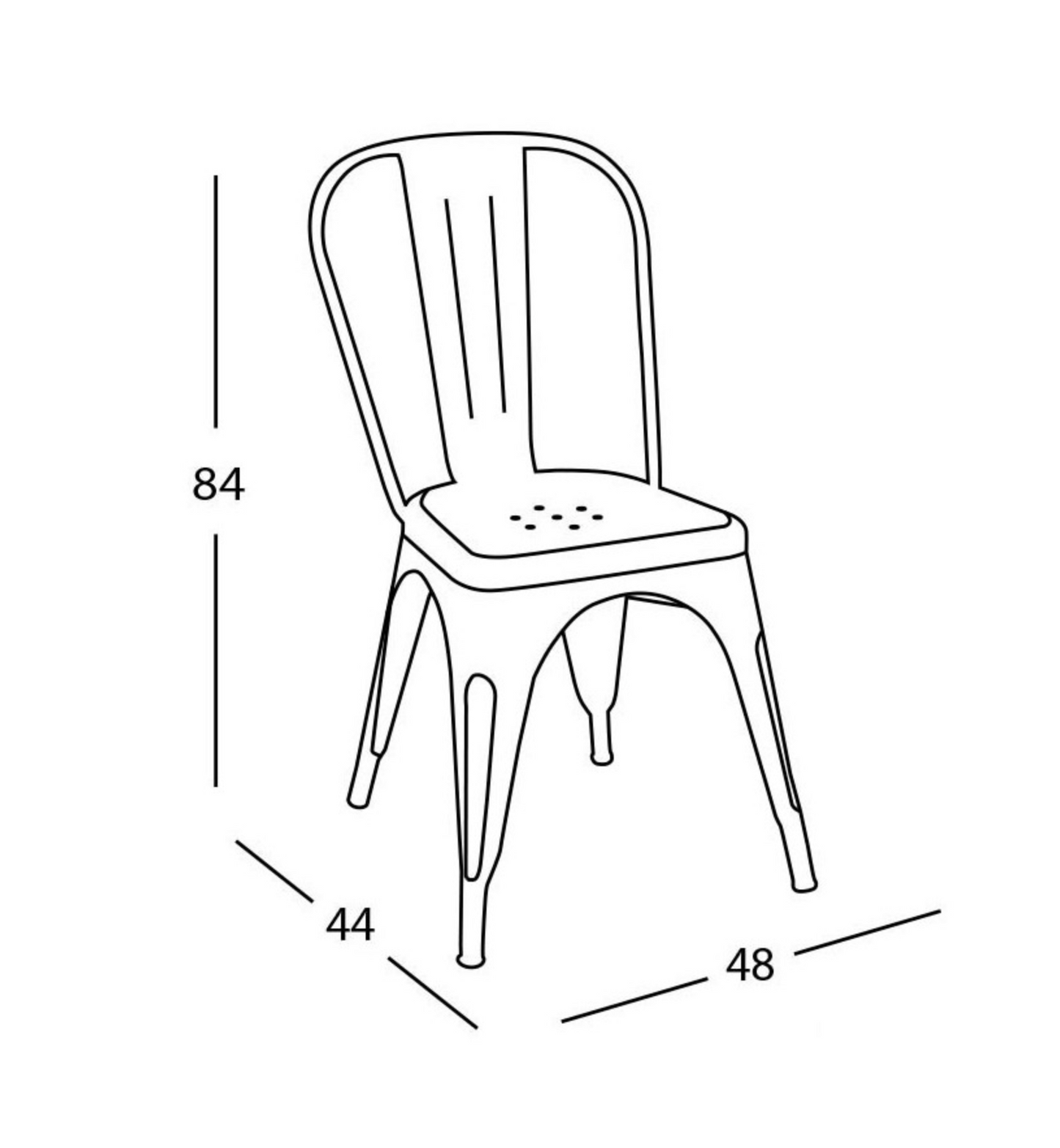 Silla Metálica Mint