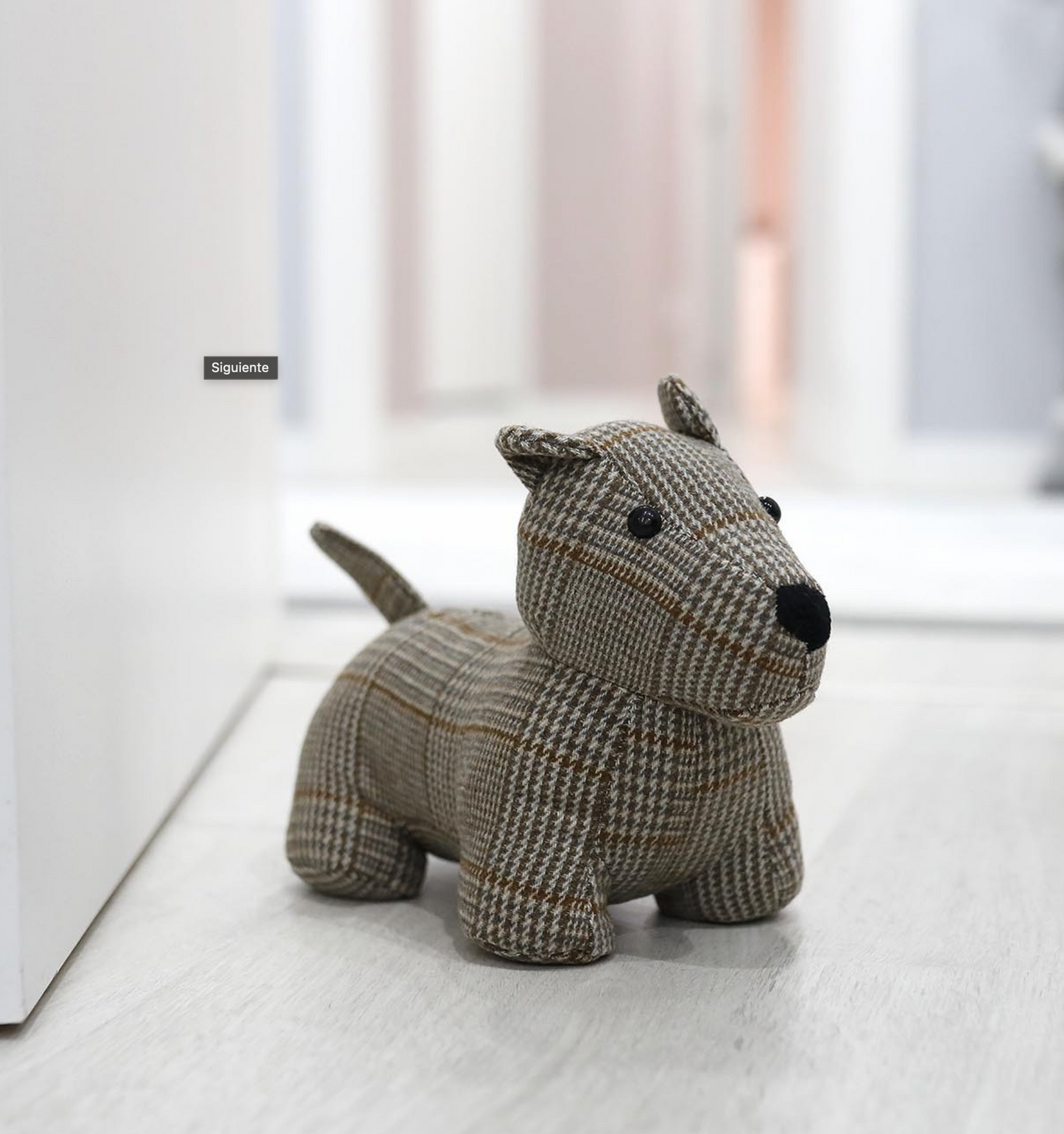 Sujeta puertas perro tartan