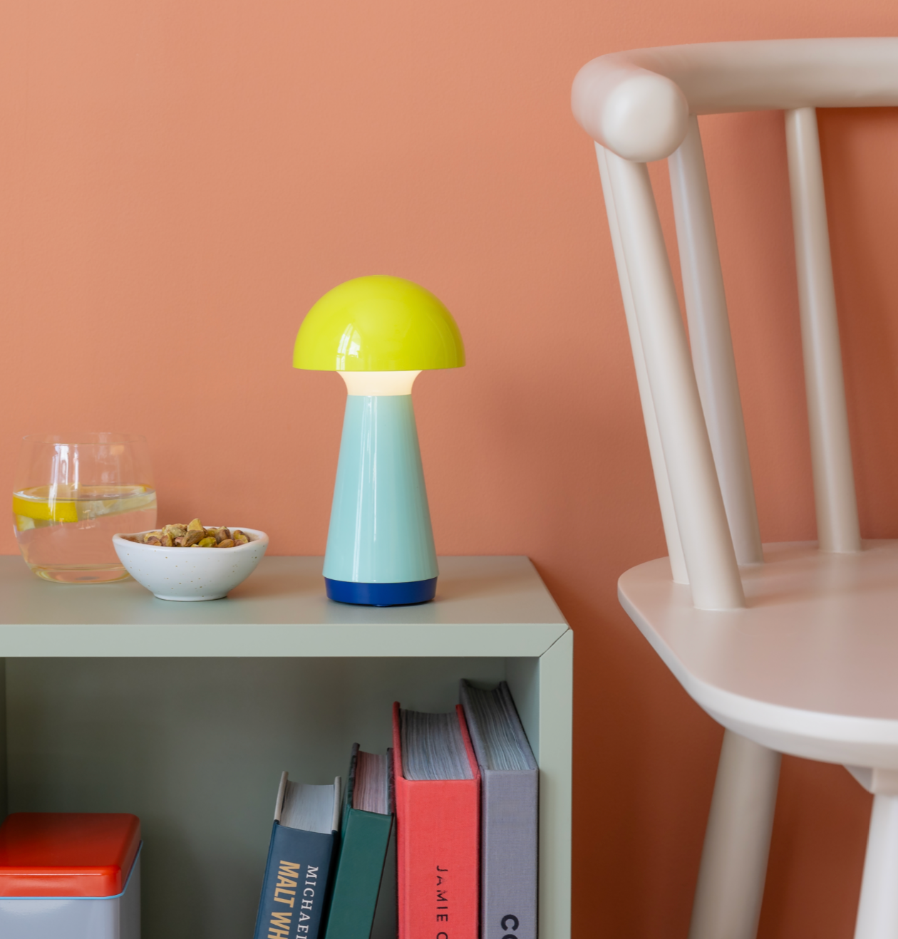 Lampara inalambrica mini seta Fluor