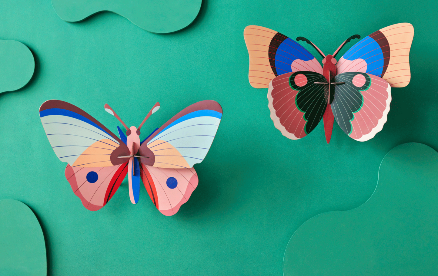 Figura Mariposa Multicolor Carton Puzle