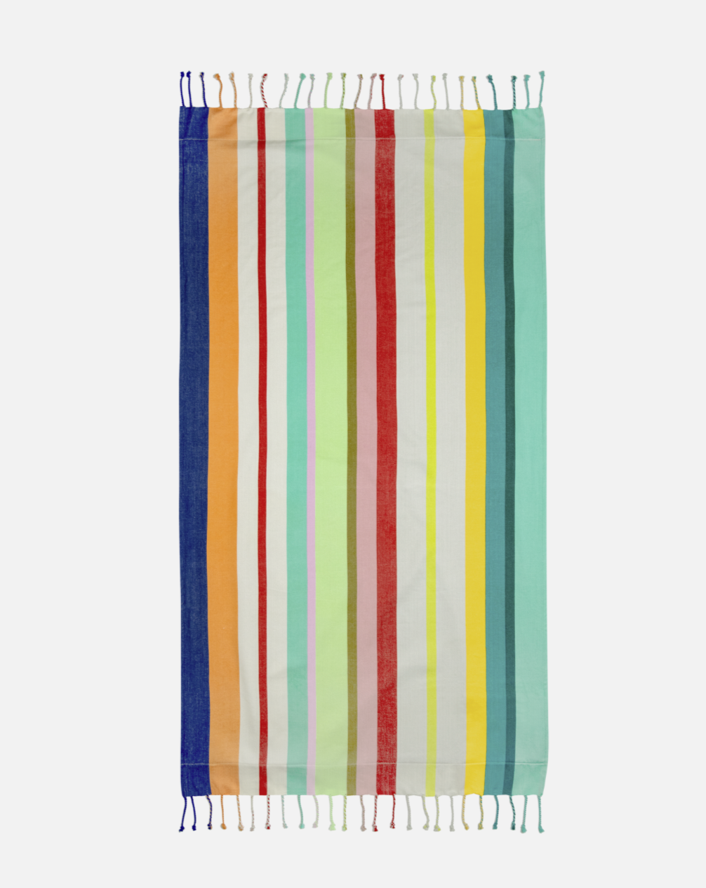 Toalla Rayas multicolor mostaza