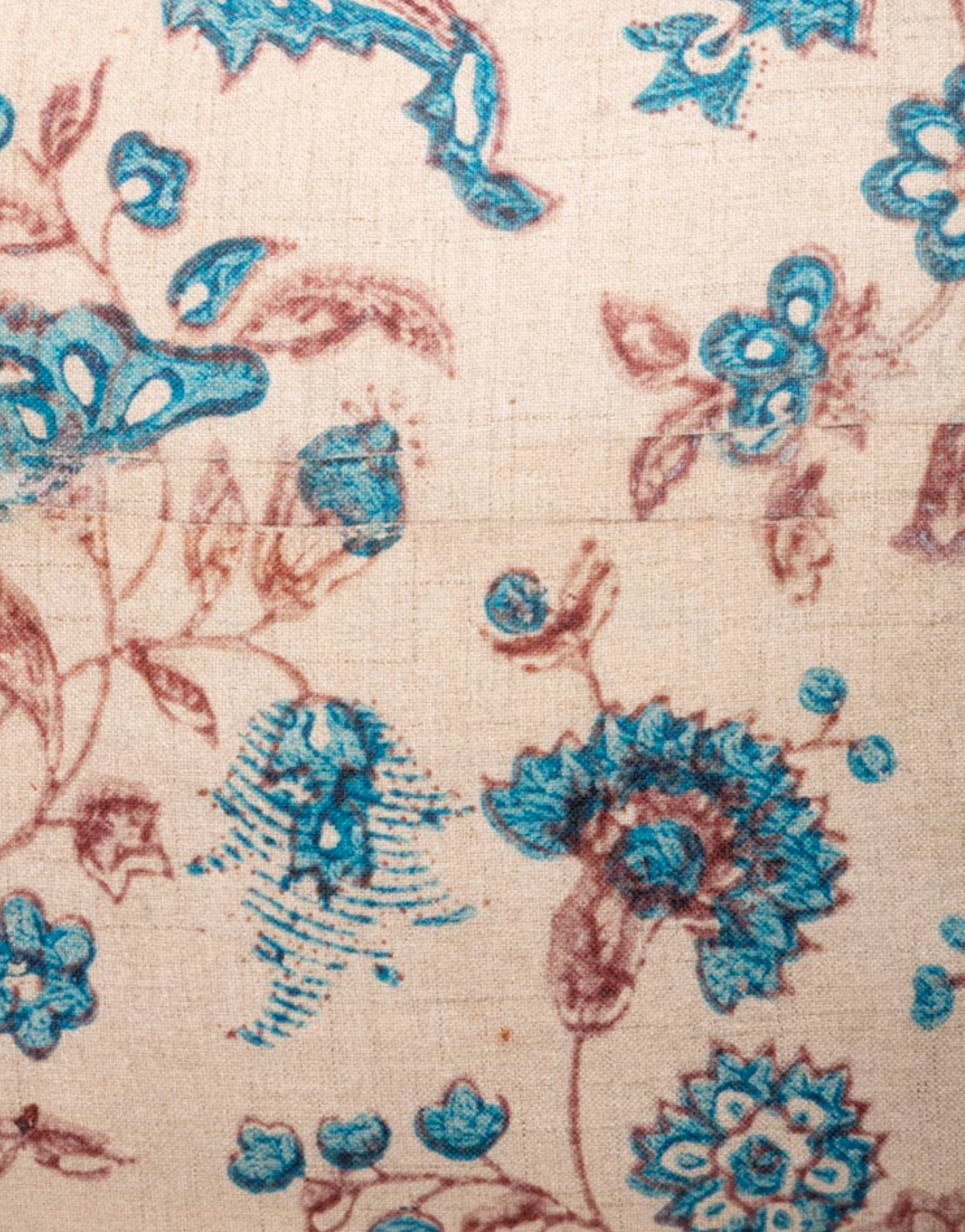 Cojín Flores azules