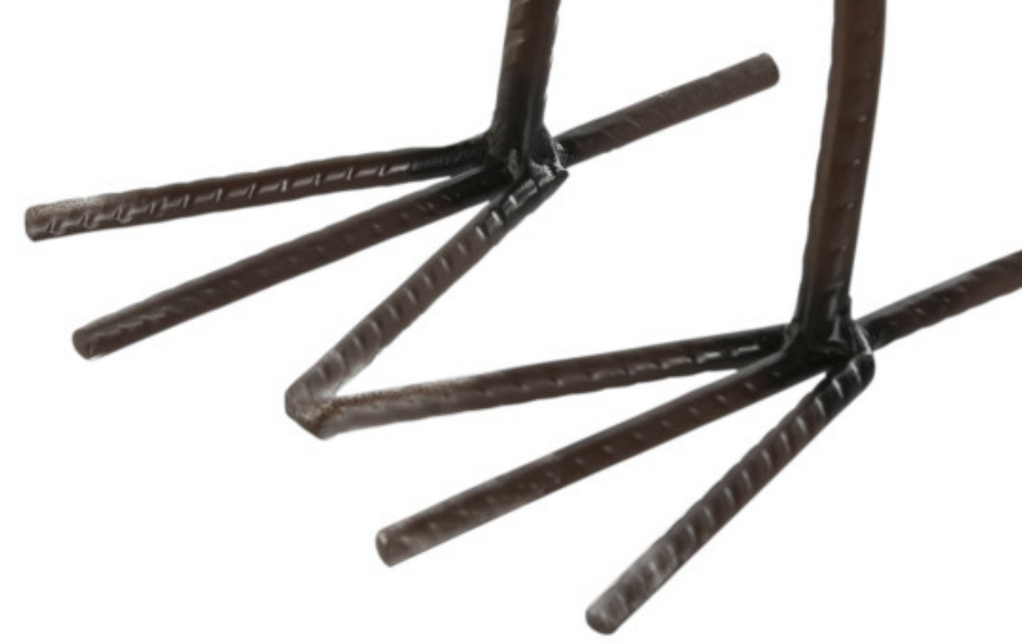 Gallo rojo y blanco pequeño