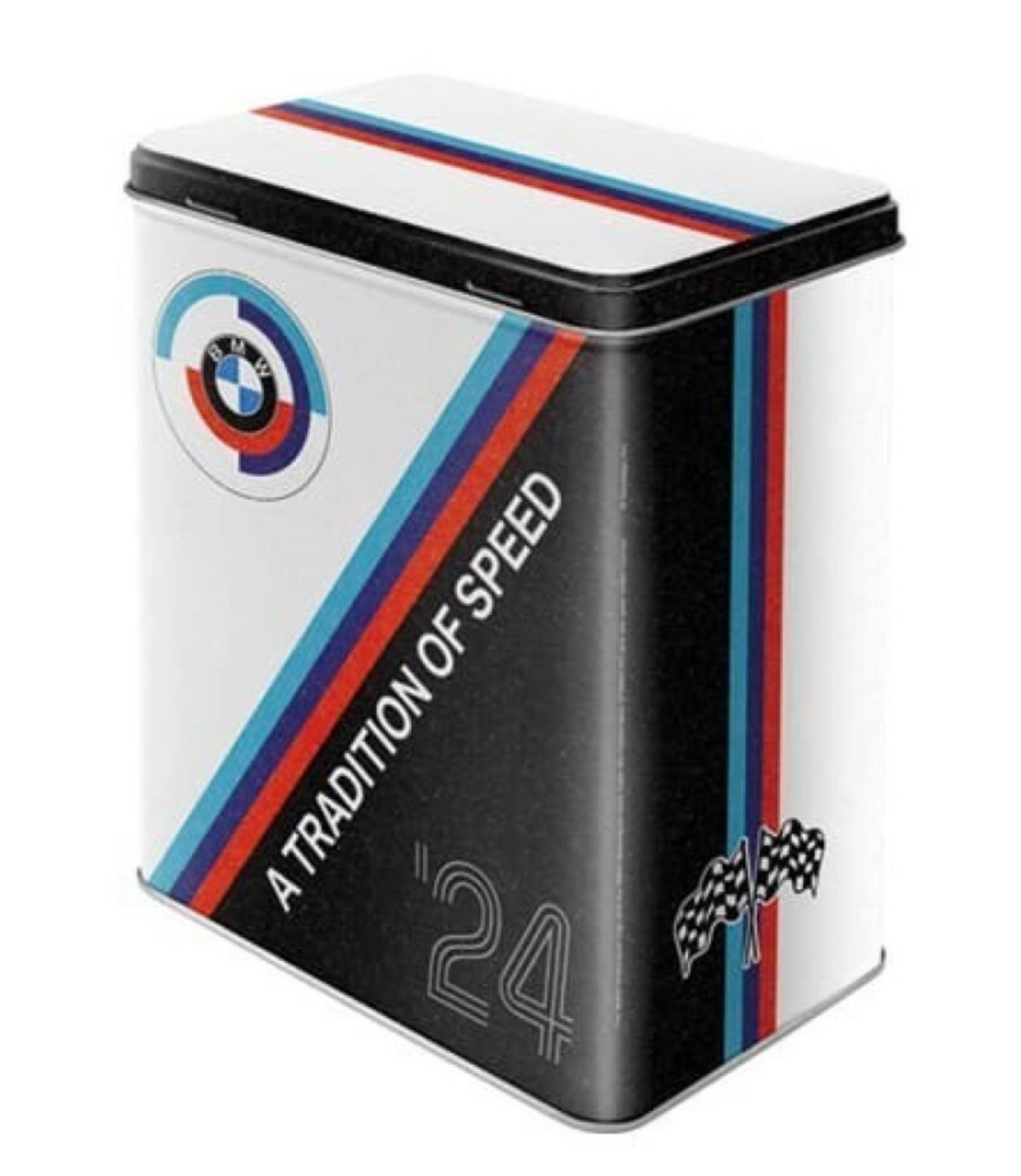 Caja metal vertical BMW