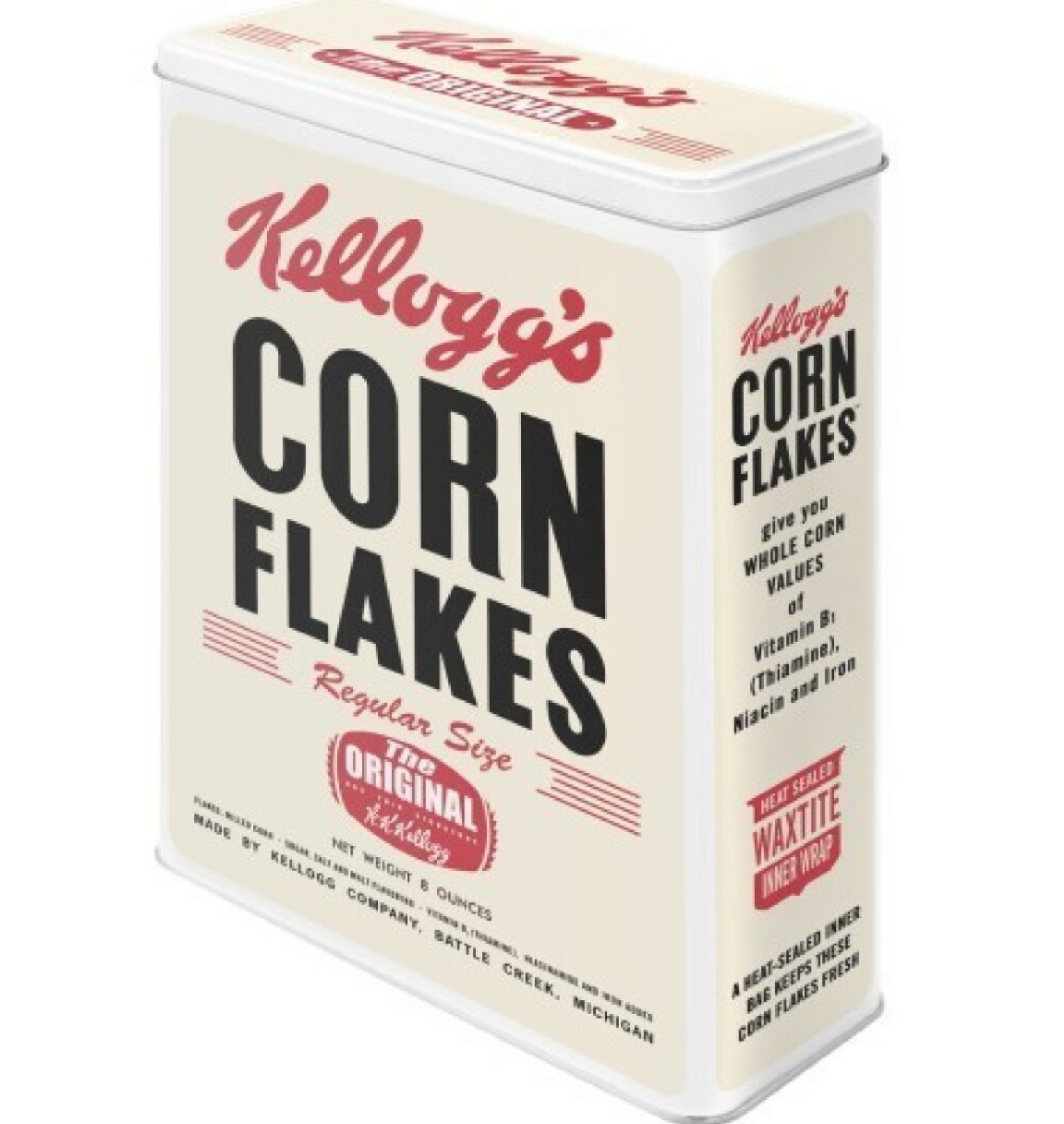 Caja metal vertical XL Kellogs Corn Flakes