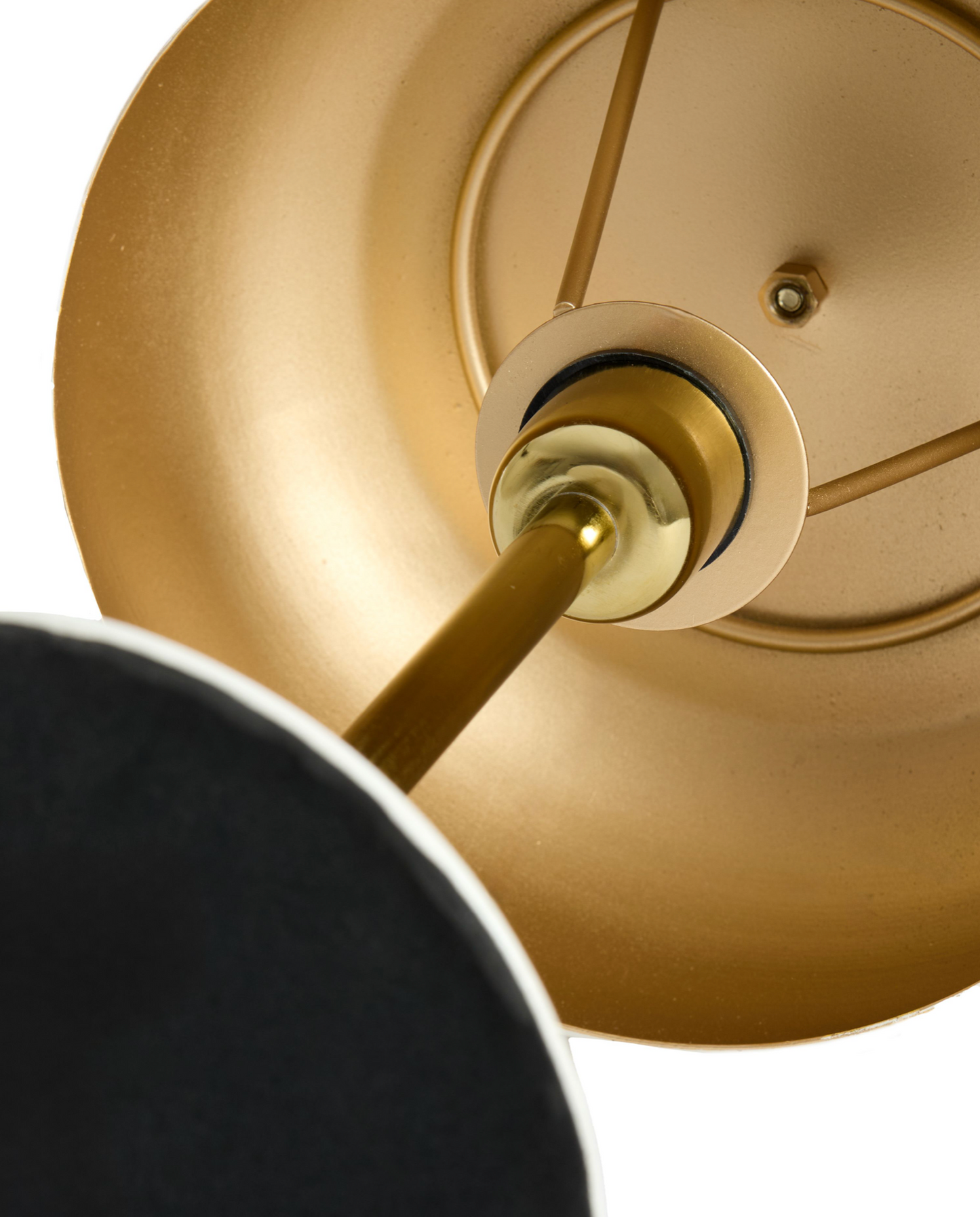 Lampara turquesa y dorado