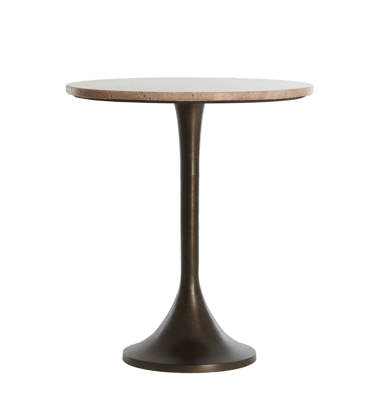 Mesa auxiliar mármol travertino