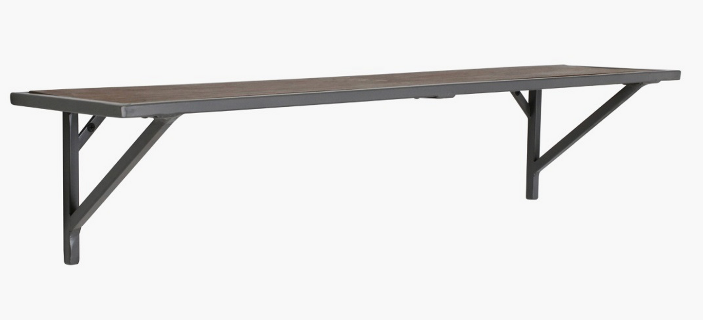 Balda borde metal e interior madera