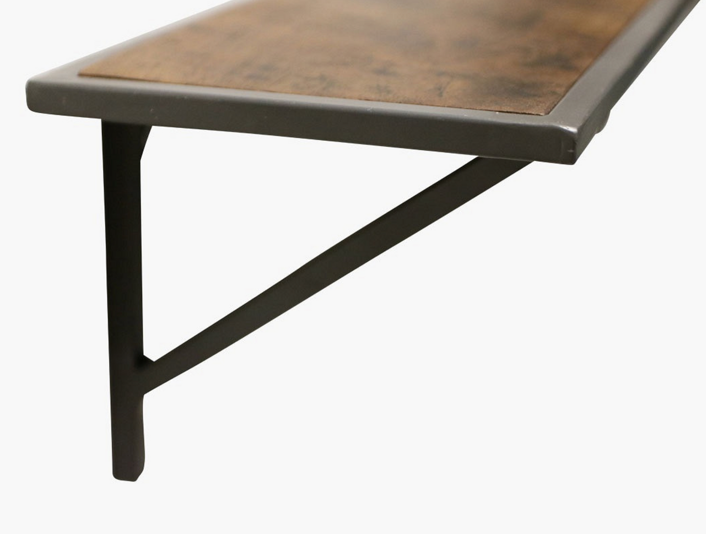 Balda borde metal e interior madera