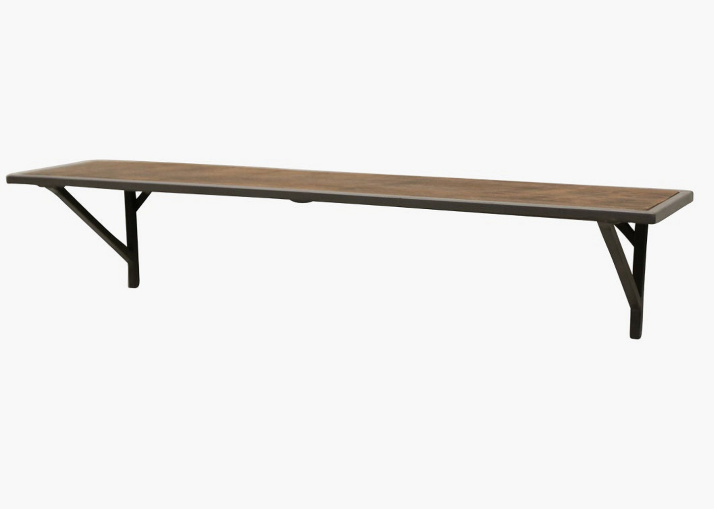 Balda borde metal e interior madera