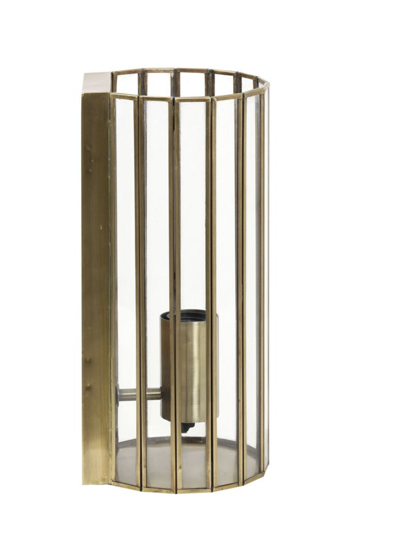 Aplique cristal y dorado