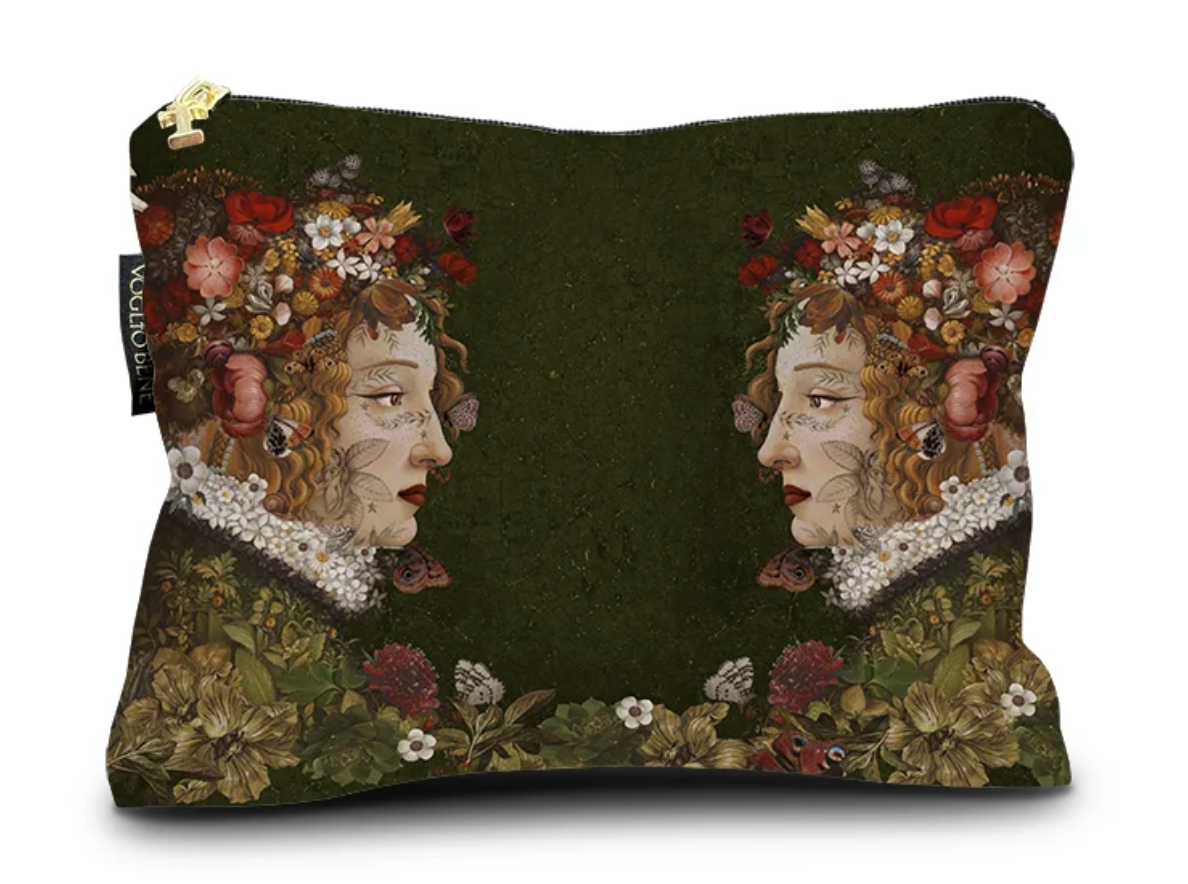 Bolso Mano Pelo Florido