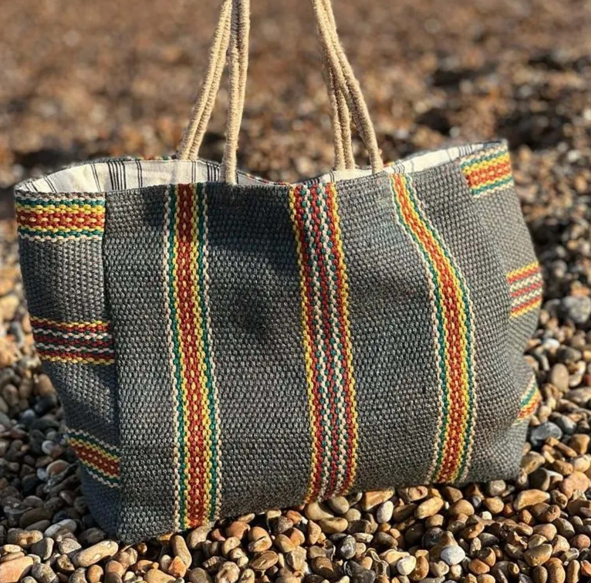 Bolso Yute en gris oscuro