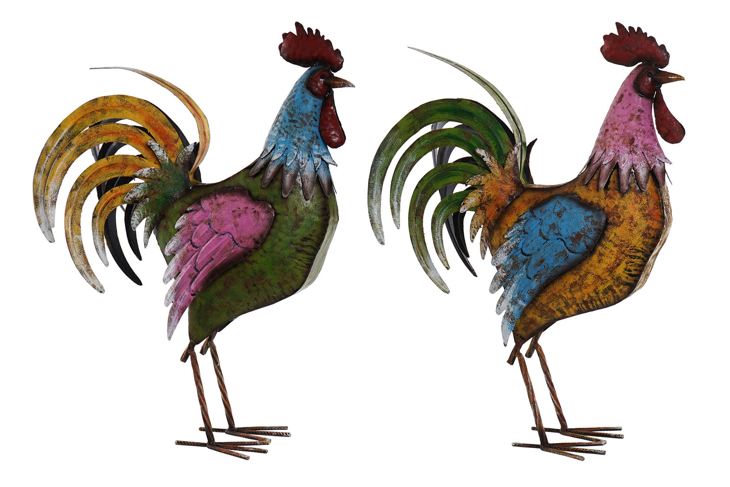 Gallo de metal grande