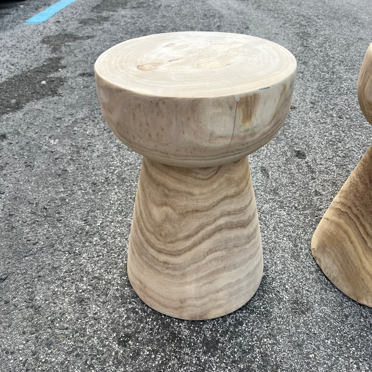 Taburete/peana madera maciza