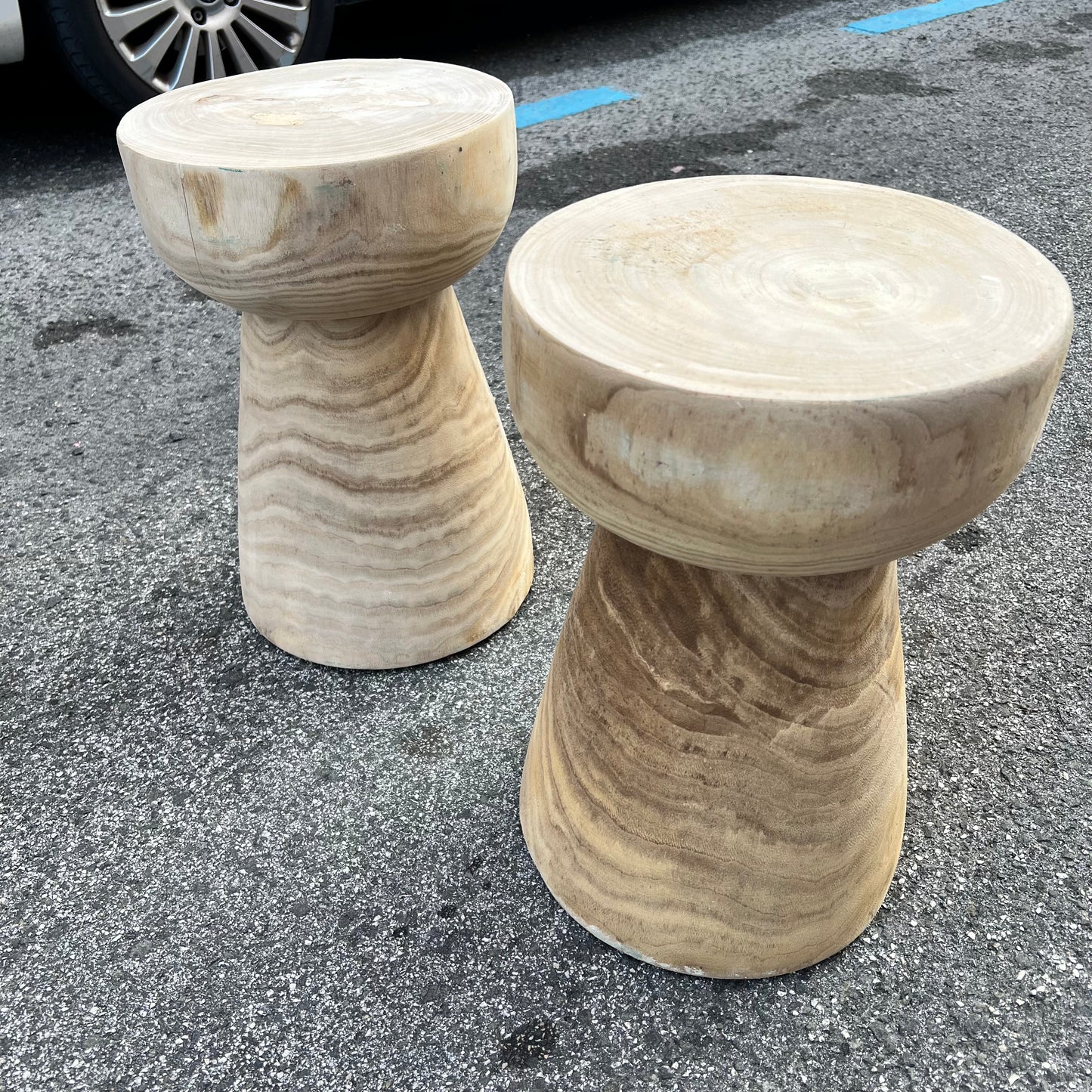 Taburete/peana madera maciza