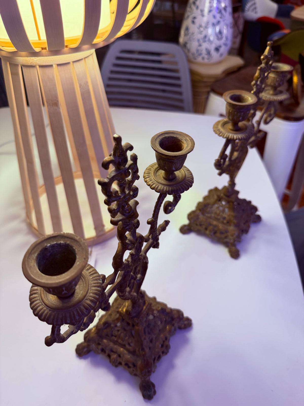Candelabros Pareja