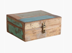 Caja de te de madera