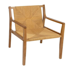 Sillón madera y esparto