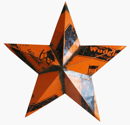 Estrella metal mediana