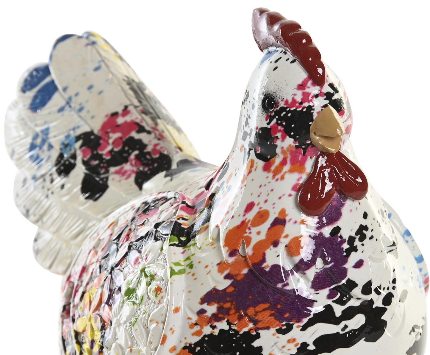 Gallina multicolor pequeña