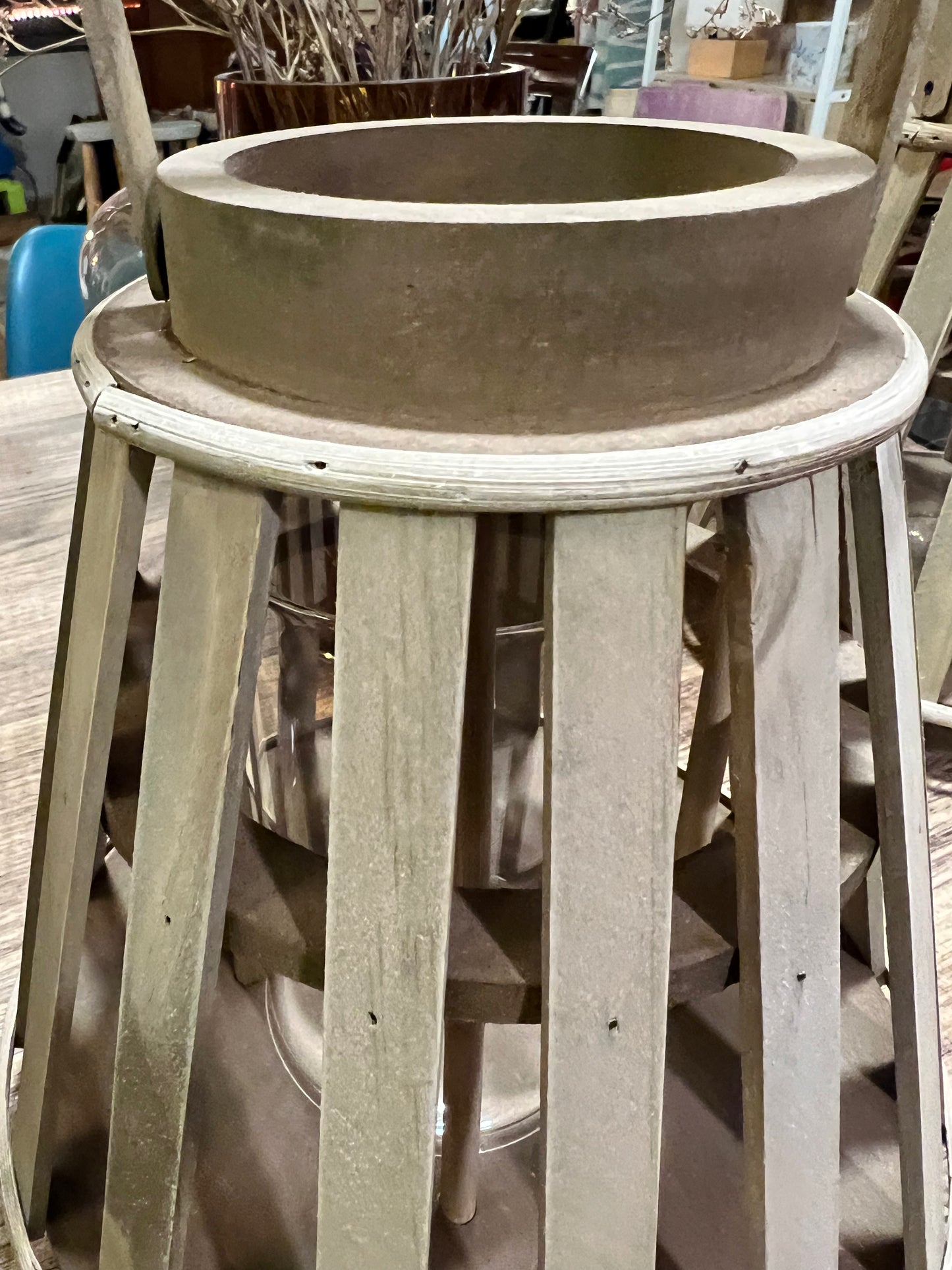 Porta Velas Madera