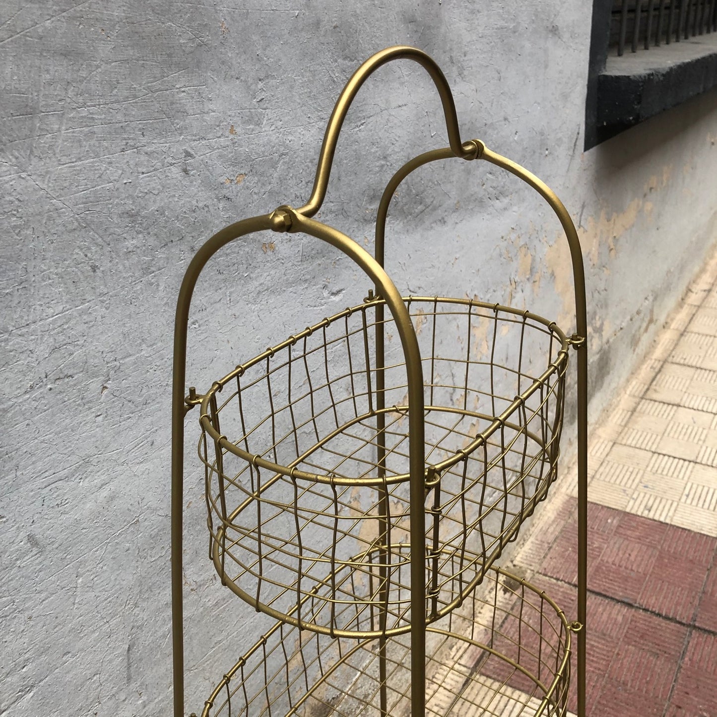 Estanteria suelo metálica con cestas