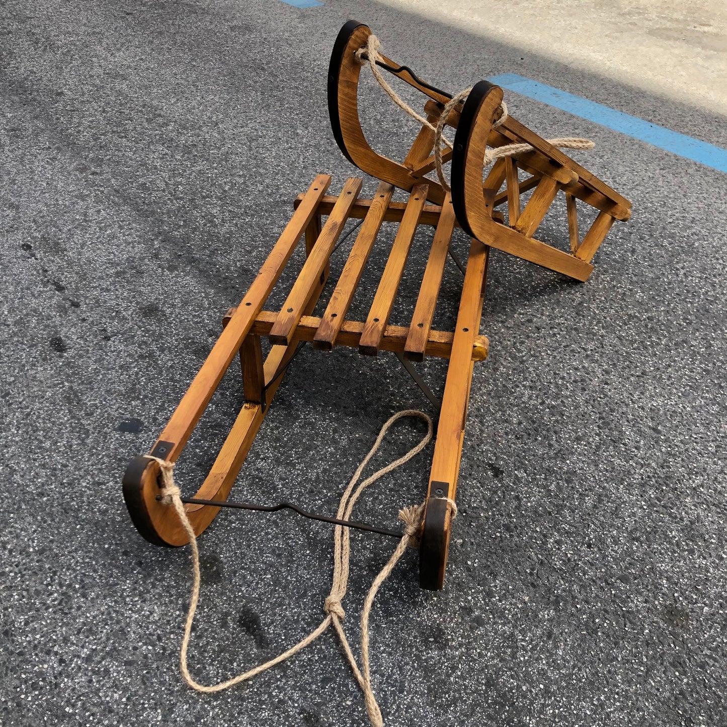 Trineo de madera 60 cm