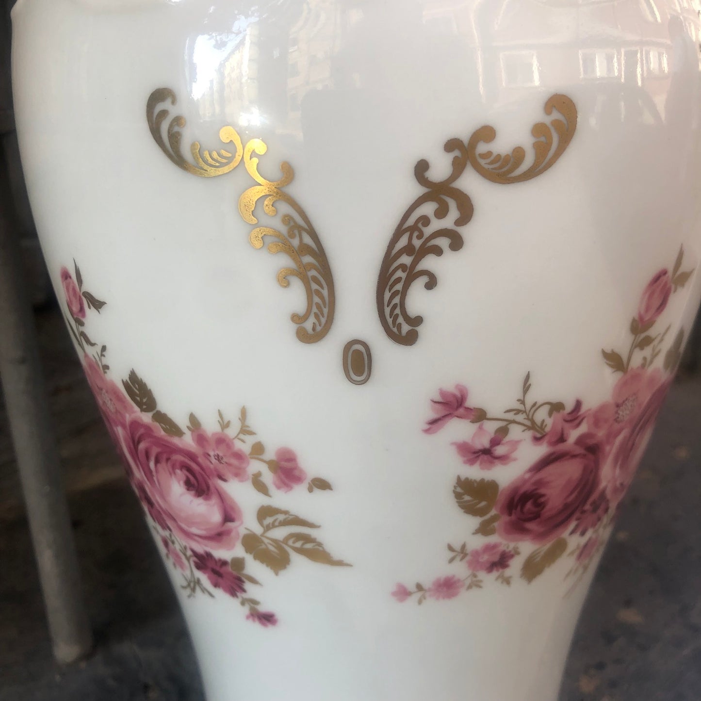 Jarron policromado antiguo