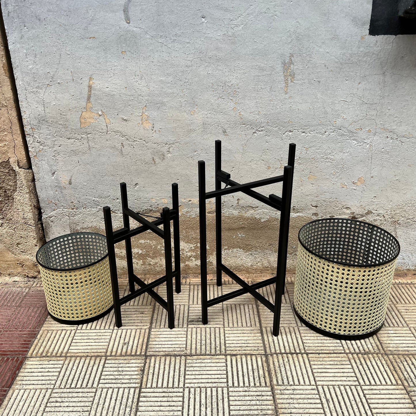 Macetero elevado rejilla pequeño