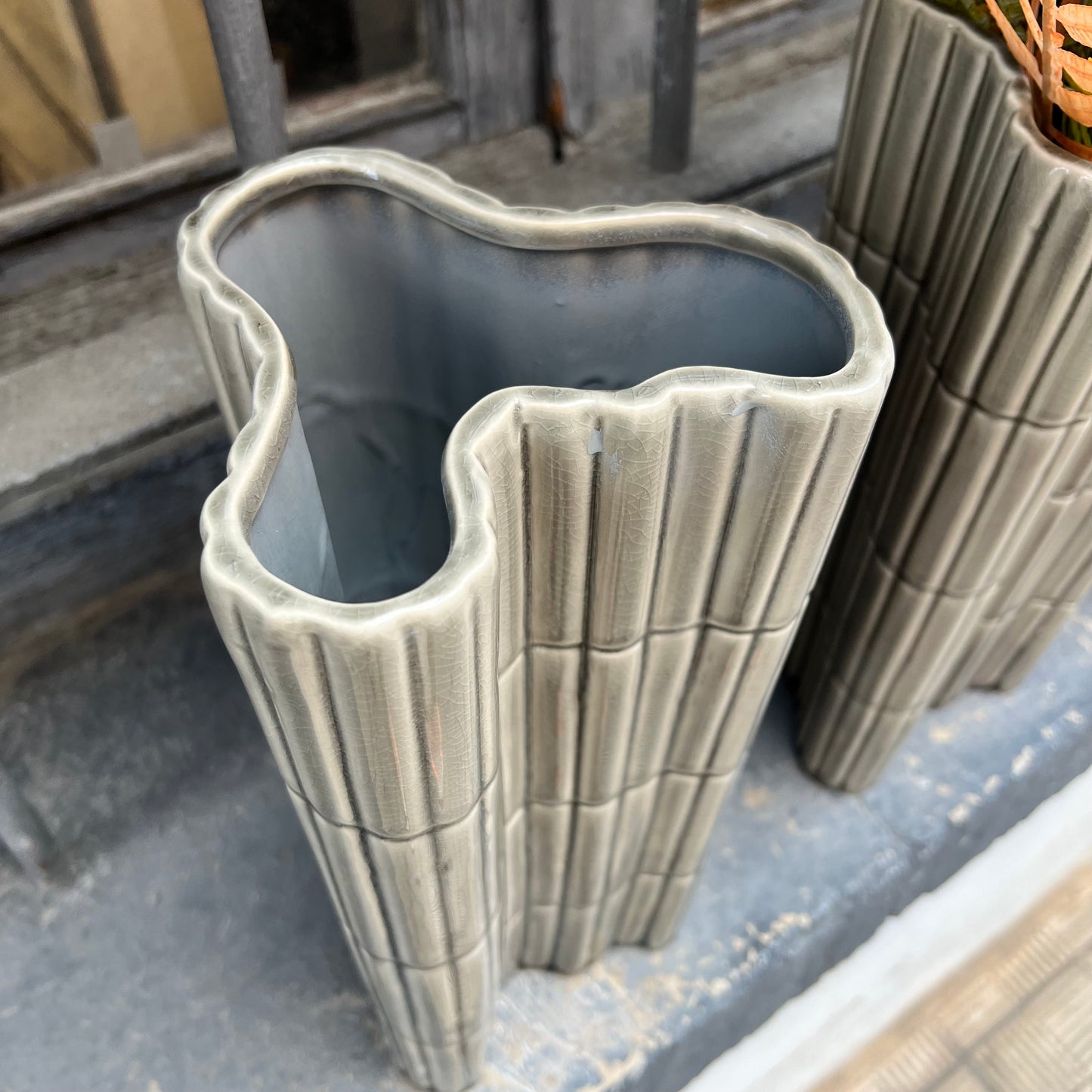 Jarron formas orgánicas