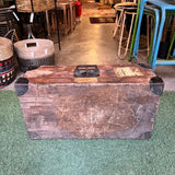 Maleta antigua madera