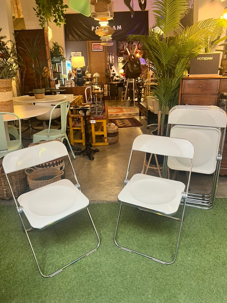 Silla plegable Plia Blanca