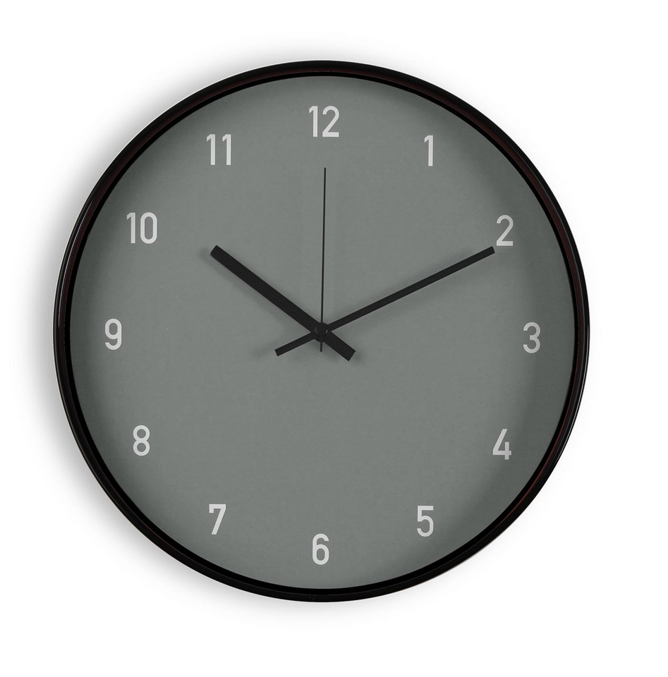 Reloj de pared Gris