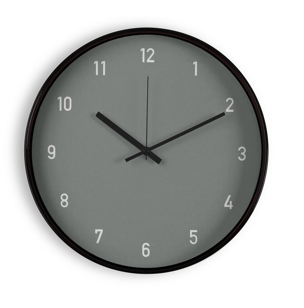 Reloj de pared Gris