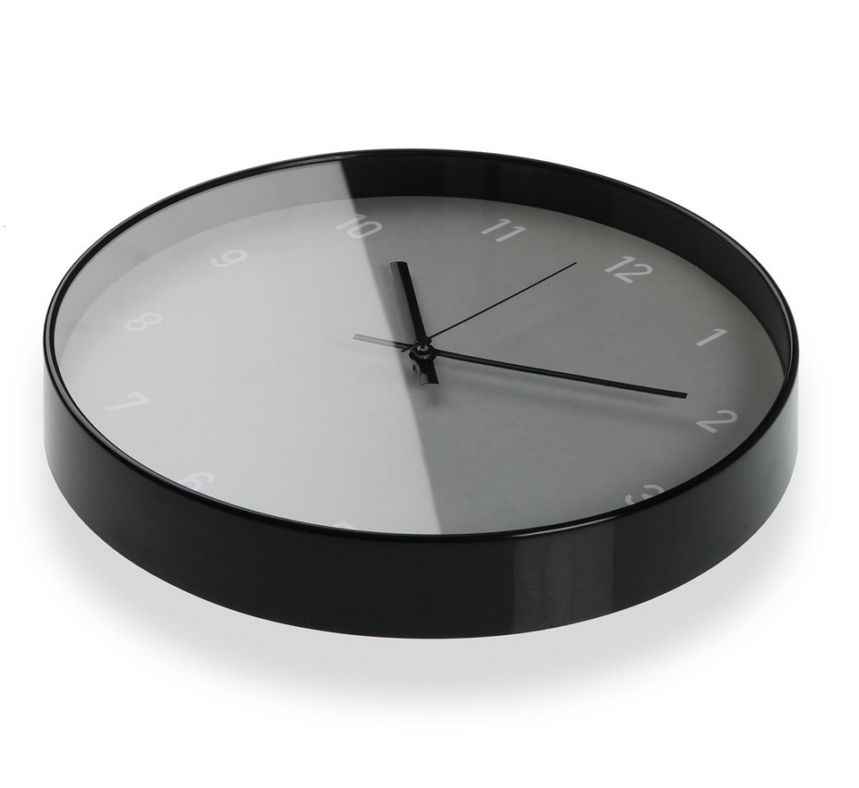 Reloj de pared Gris