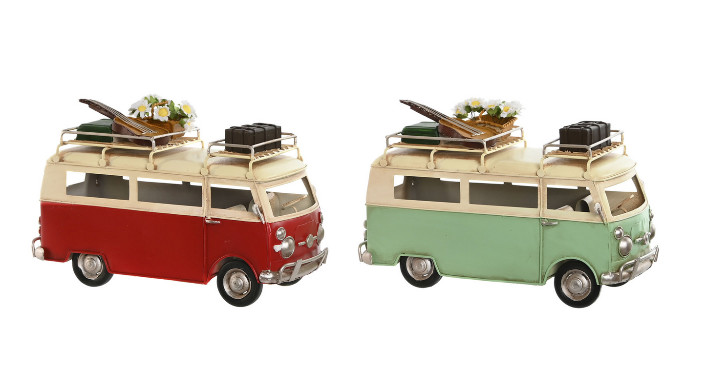 Furgoneta Volkswagen en verde o rojo
