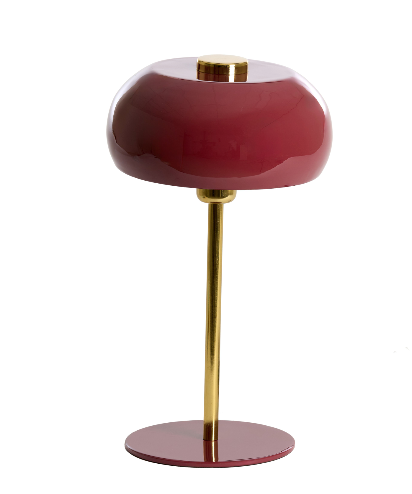Lampara granate y dorado XL