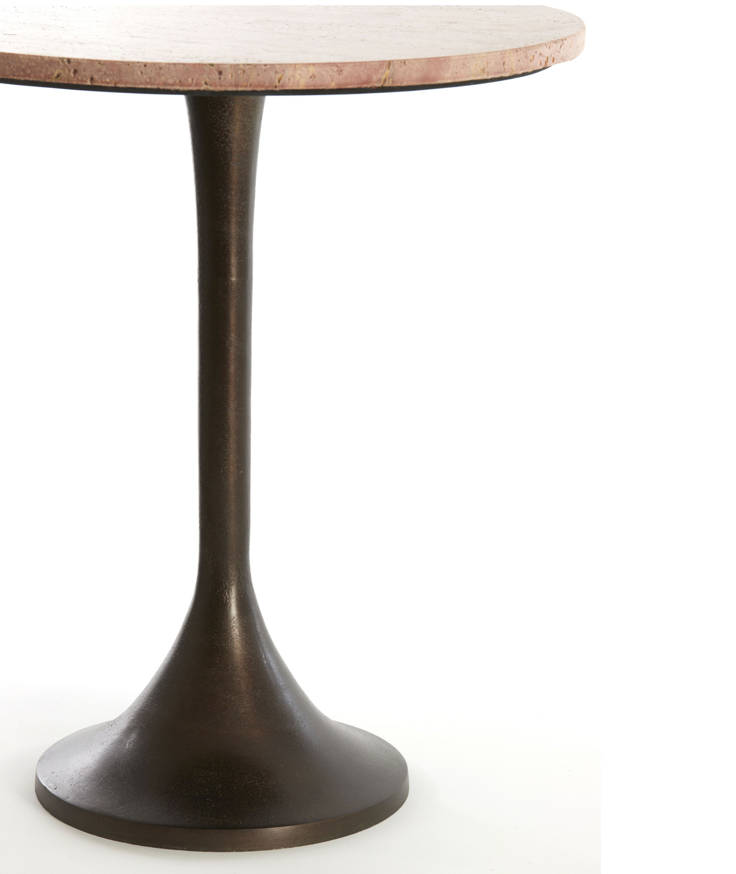 Mesa auxiliar mármol travertino