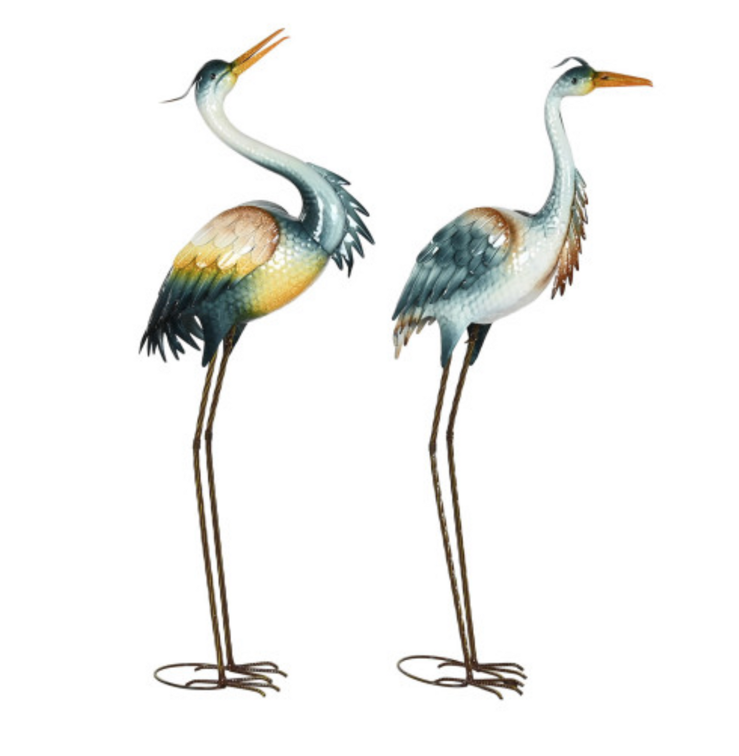 Figura Garza de metal