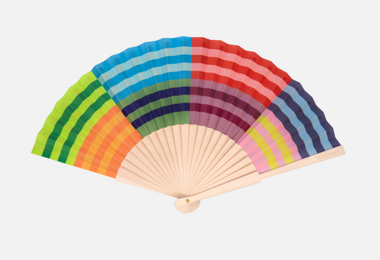 Abanico multicolor