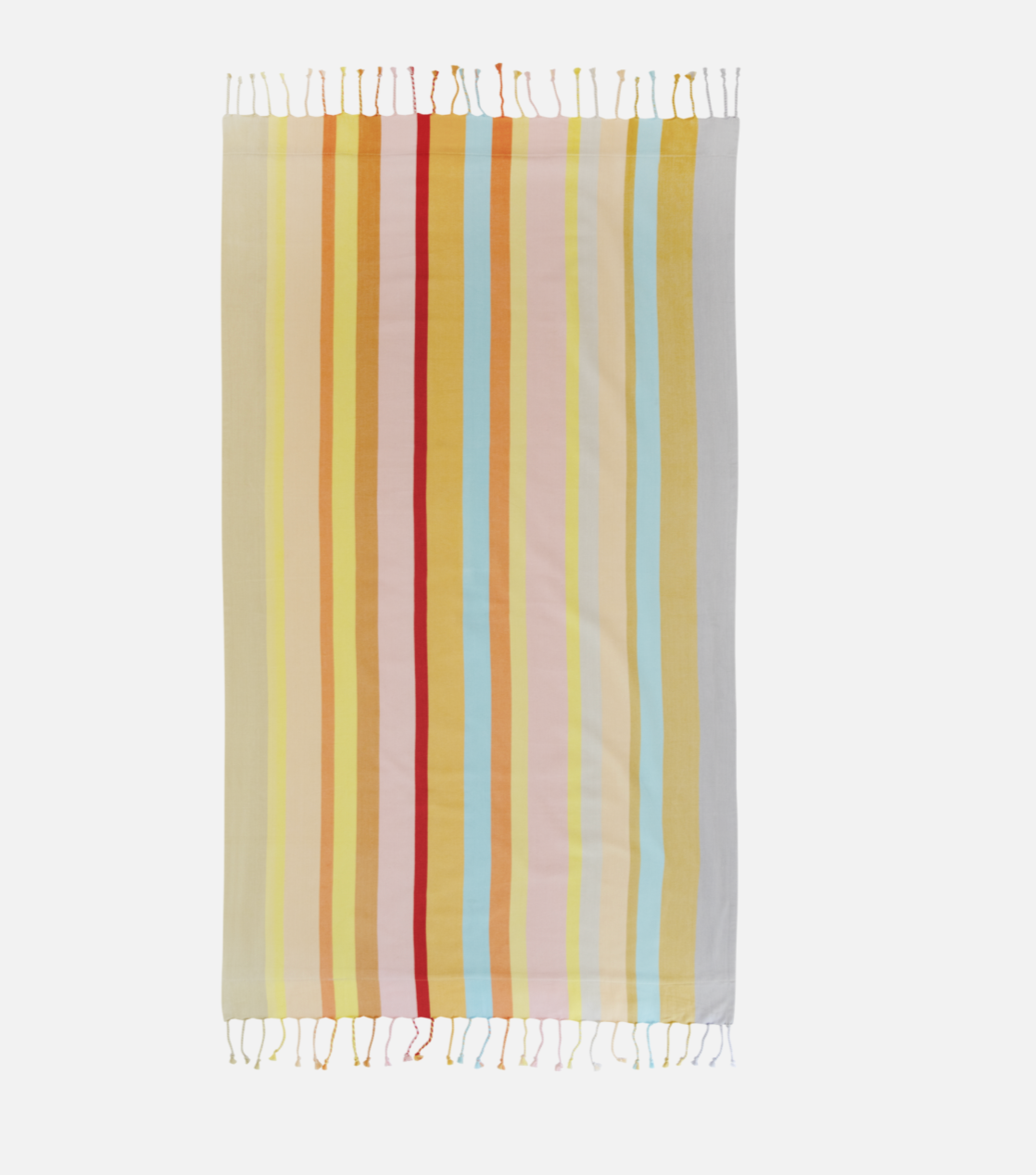 Toalla Rayas multicolor amarillas