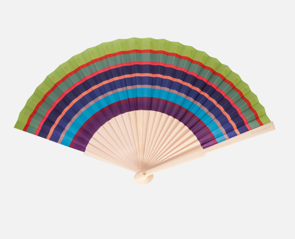 Abanico rayas circulares