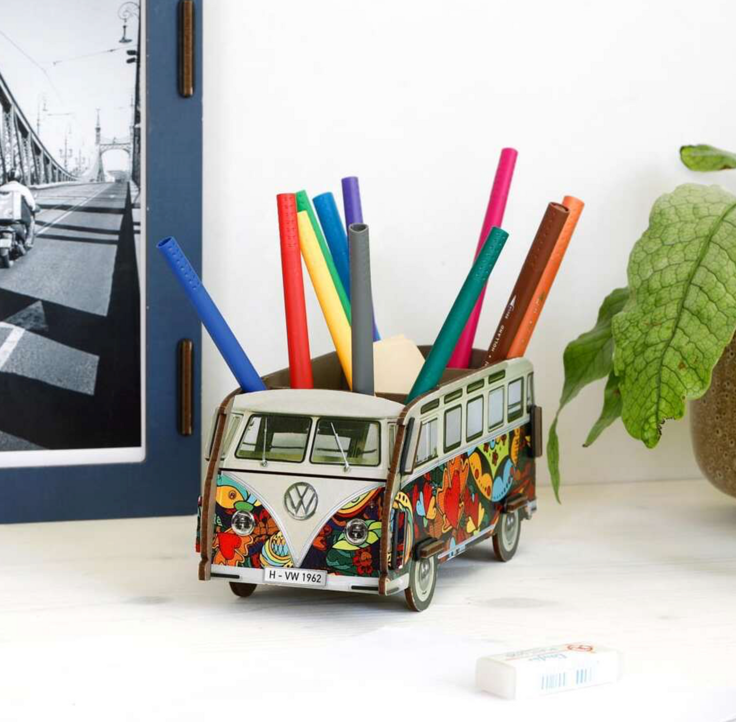 Portalapices VW corazones