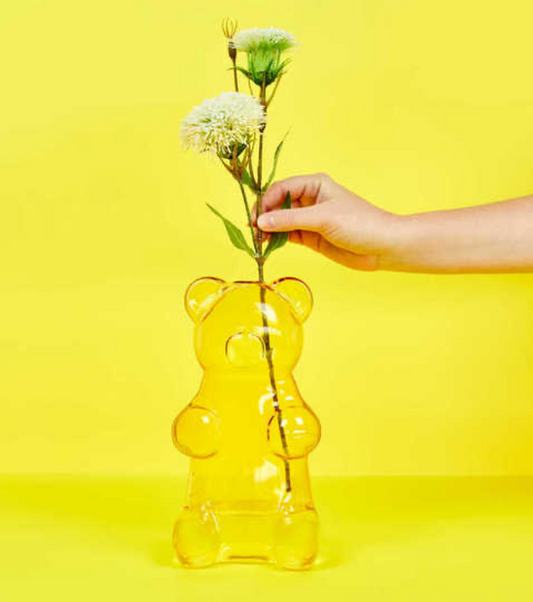 Florero Oso Gominola Amarillo