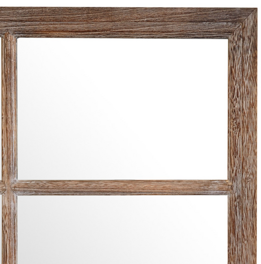 Espejo ventana de madera