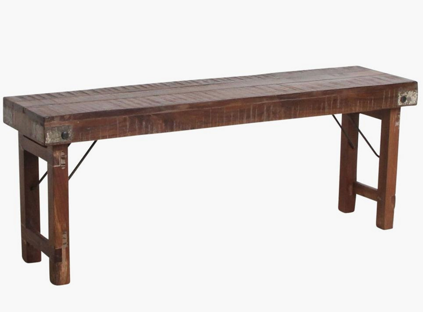 Banco madera patas plegables