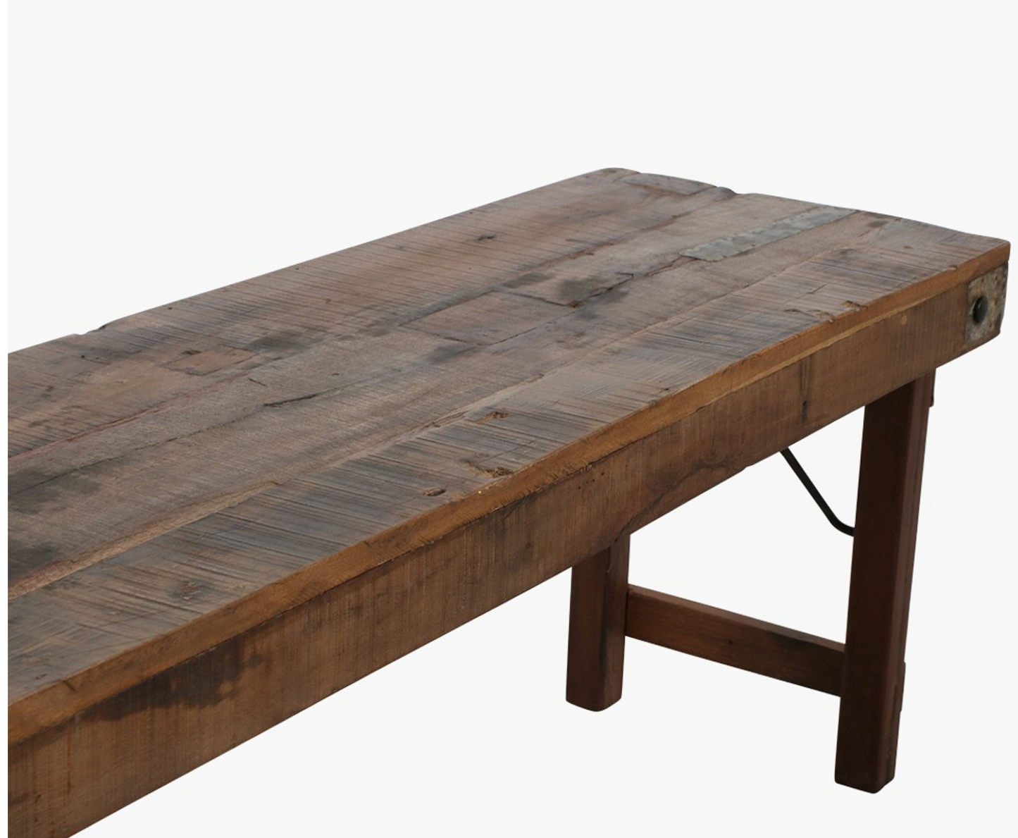 Banco madera patas plegables