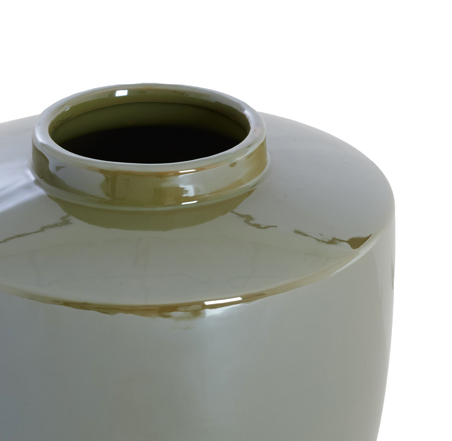 Jarron verde aceite